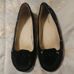 🔴 Bogo sale Black suede flat